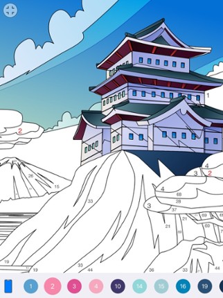 Coloring Page: Color By Number Image