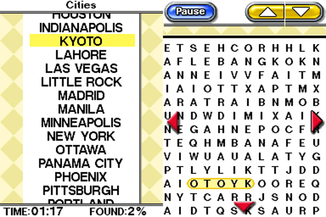 Crosswords DS screenshot