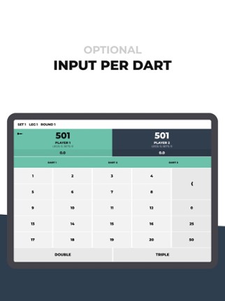 Darts Scorer 180 screenshot