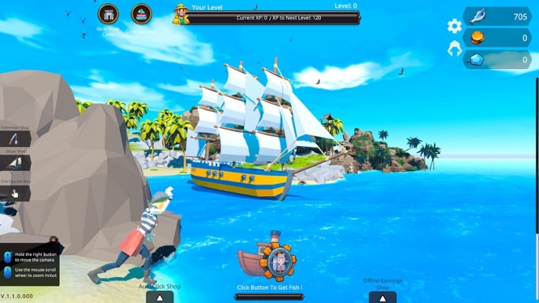 Fisher Idle screenshot