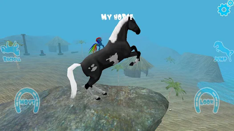Hill Cliff Horse: Online screenshot