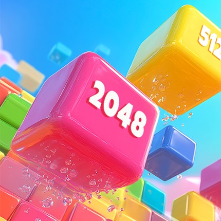 Jelly Chain 2048 Cube Merge Game Cover