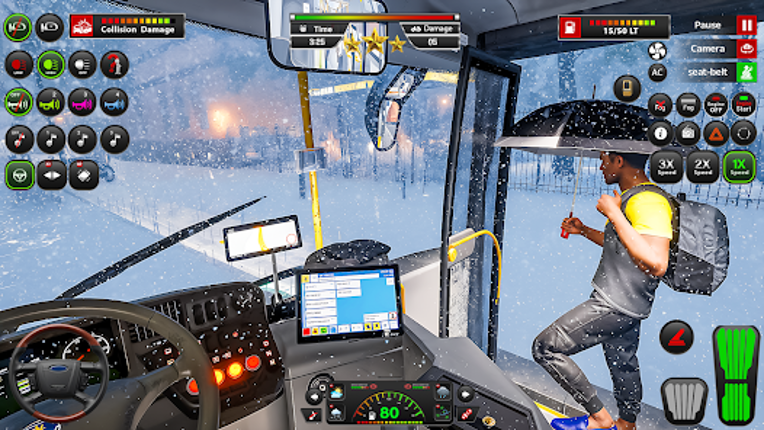 Open World Bus Driving Game 3d screenshot
