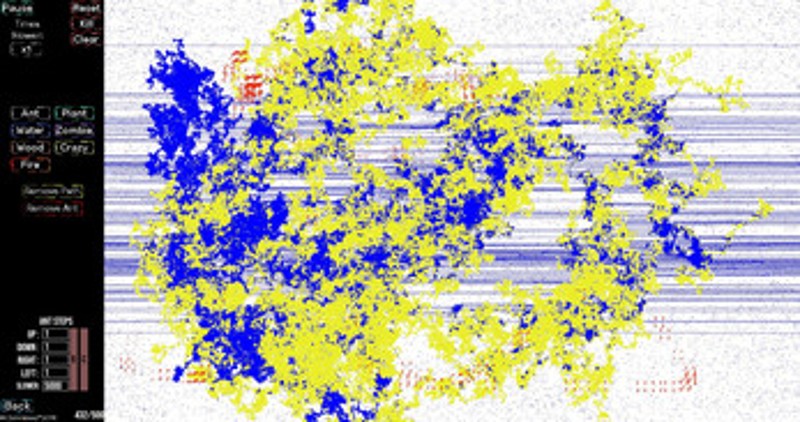 Ant Simulation screenshot