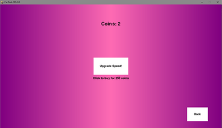 Car Dash - PyGame Creation Image