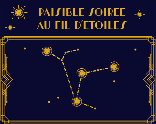 Paisible Soirée au Fil d'Étoiles Image