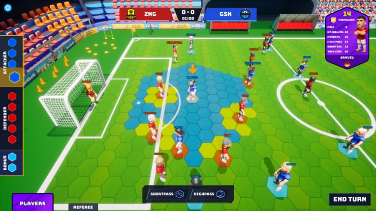 HexaFootball screenshot