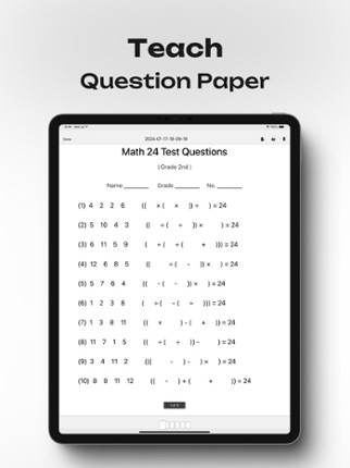 Math 24 - Mental Math screenshot