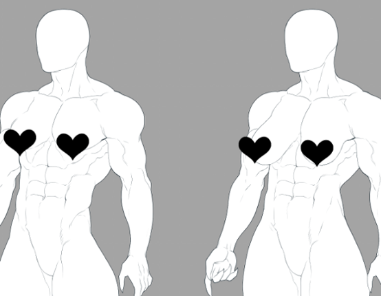 Maundo's Muscular Lineart Base Image