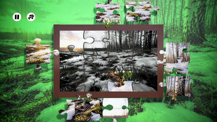 Puzzles Snow Image