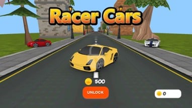 Racer Cars 3D for TV Image