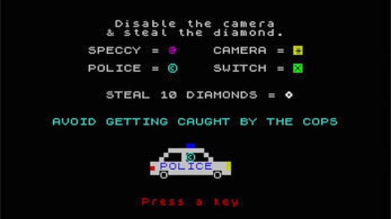 'SPECCY'  The Diamond Thief. Image