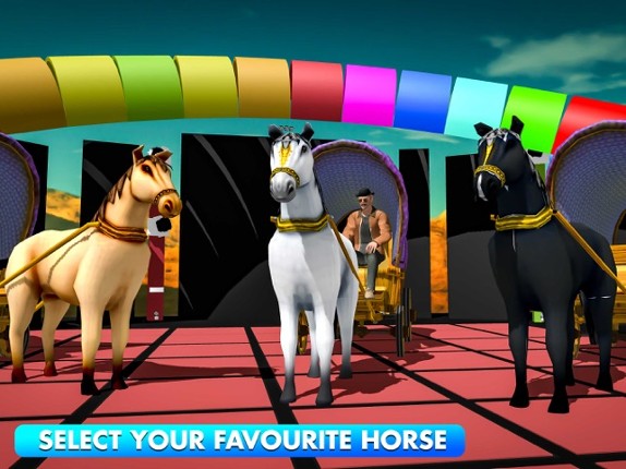 Ultimate Horse Cart Stunt Race screenshot