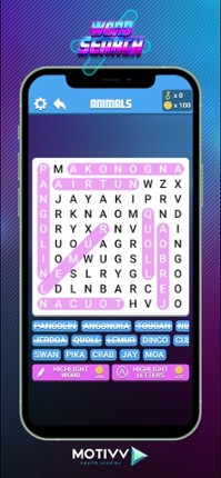 Word Search (Neon Edition) screenshot