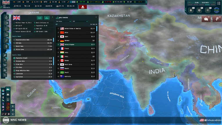 World Warfare & Economics screenshot