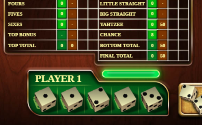 Yahtzee Online Game Cover