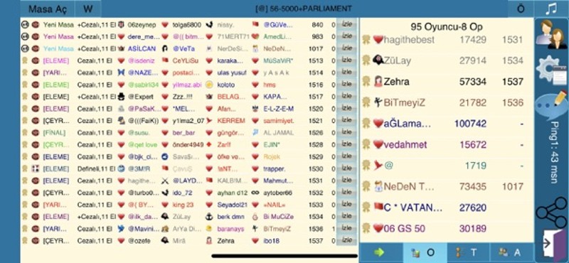 101 Okey Domino hakkarim.net screenshot