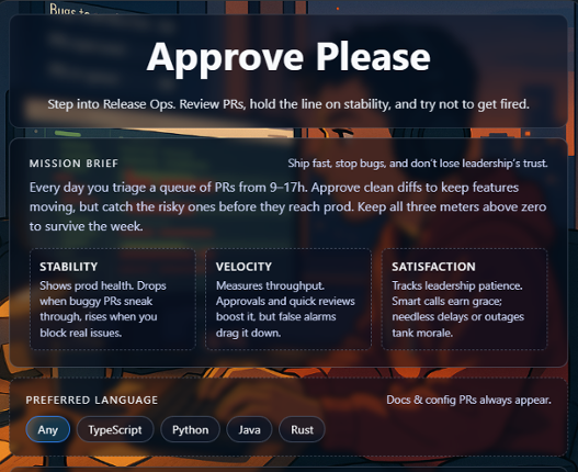 Approve Please Image