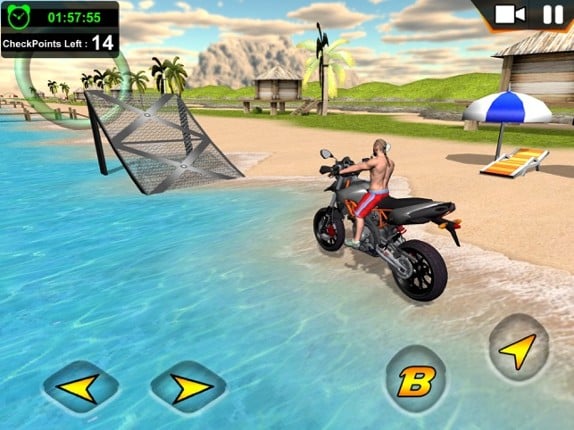 Beach Moto Bike Stunts screenshot