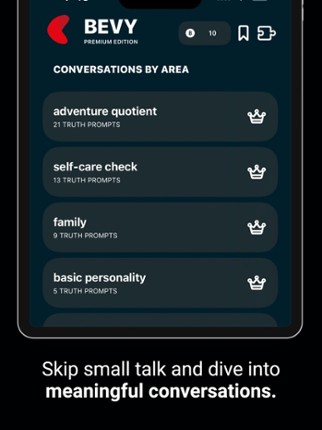 Bevy: Truth or Dare. Card Game screenshot