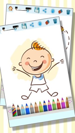 Coloring pages - Painting activity book Image