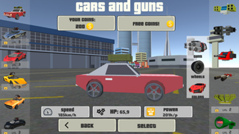 Crash Arena: Cars And Guns Windows Port screenshot