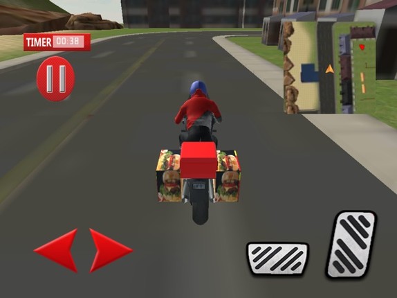 Fast food Motorcycle Delivery &amp; Bike Rider Sim Image
