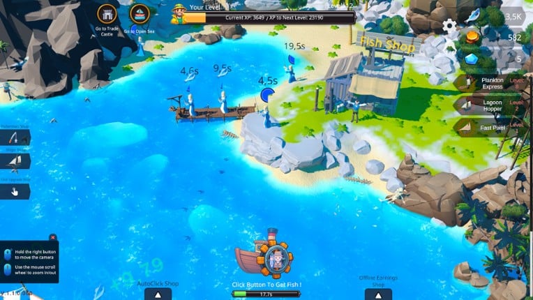 Fisher Idle screenshot