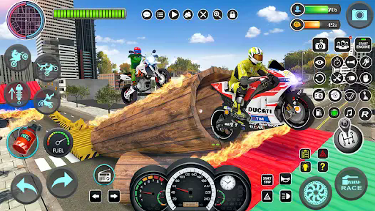 Mega Ramp Bike Stunts Games 3D screenshot