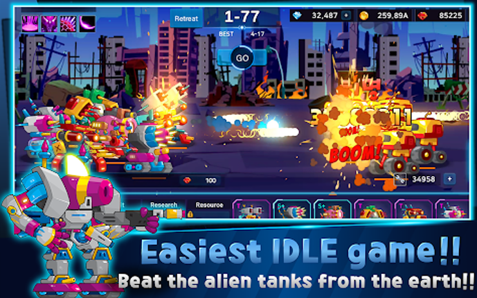 Mini Robot Tank : idle screenshot