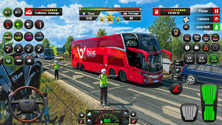 Open World Bus Driving Game 3d screenshot