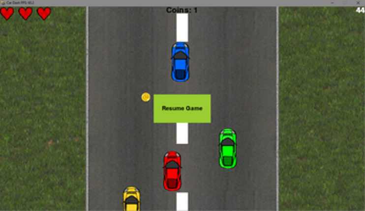 Car Dash - PyGame Creation screenshot