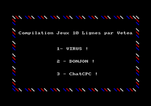 Compilation jeux 10 Lignes Basic *Amstrad CPC* Image