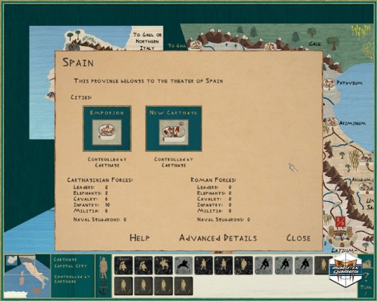 Hannibal: Rome and Carthage in the Second Punic War screenshot
