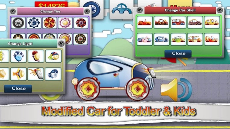 Infant car games repair &amp; driving  for toddler kids and preschool child -  QCat screenshot
