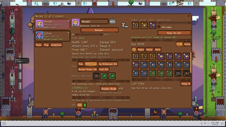Little Bastion — A Tiny Kingdom That Defends Your Desktop screenshot