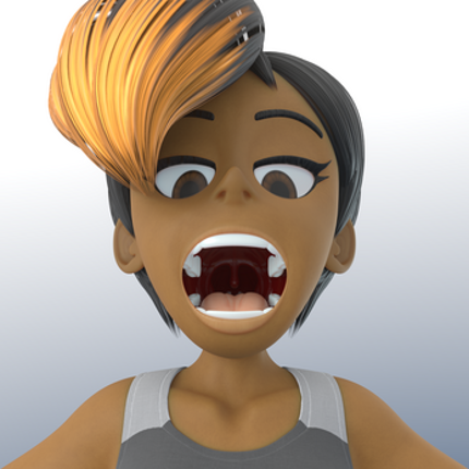 Mona - 3D Character (Blender v3.4+) screenshot