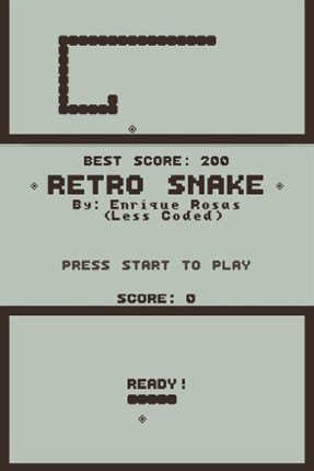 Pixel Retro Snake Image