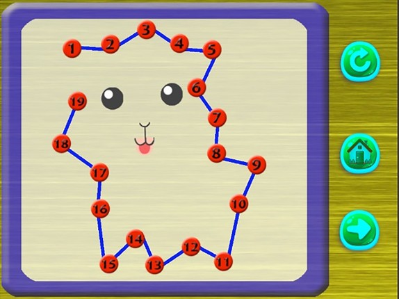 Preschool dots animal shape screenshot