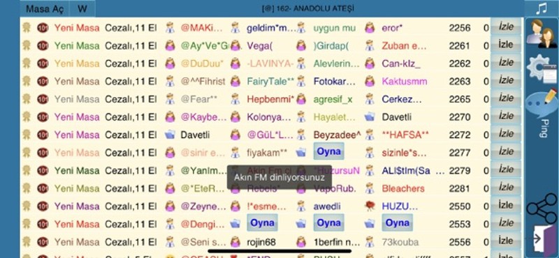 101 Okey Domino hakkarim.net screenshot