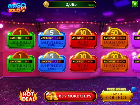 Bingo Solo 90 : 90 Ball Bingo screenshot