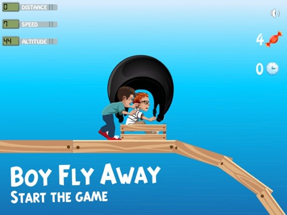 Boy Fly Away screenshot