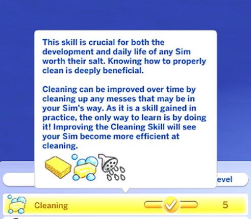 Cleaning Skill screenshot