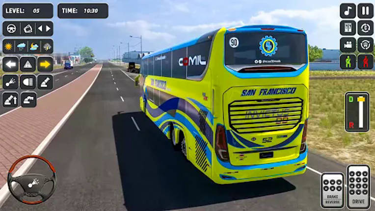 Offroad Bus Journey Bus Game screenshot