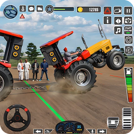 US Tractor Farming Tochan Game Image