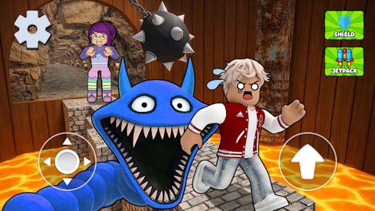 Prison Parkour: Worm Race screenshot