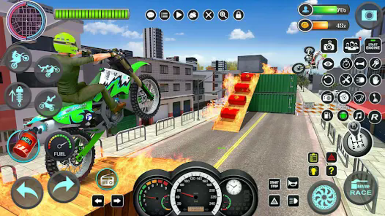 Mega Ramp Bike Stunts Games 3D screenshot