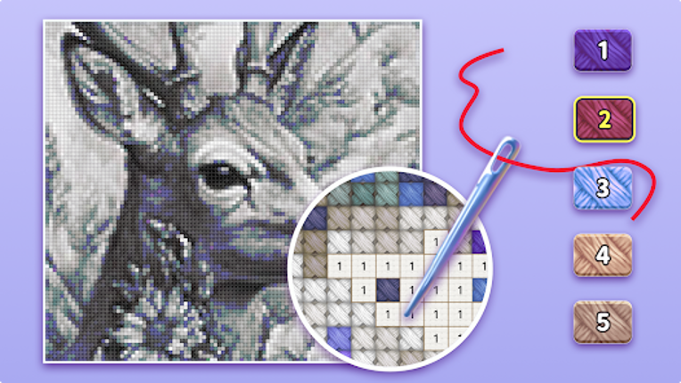 Cross Stitch: Color by Number screenshot