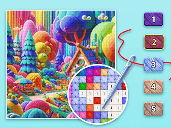 Cross Stitch: Color by Number screenshot