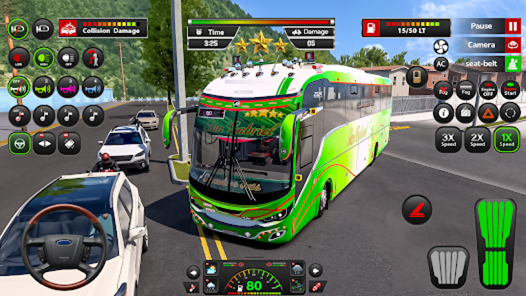 Open World Bus Driving Game 3d screenshot